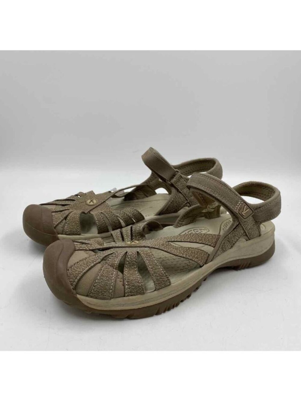 Keen Hiking Brown Women's Shoe Size 9 Green Solid Sandals